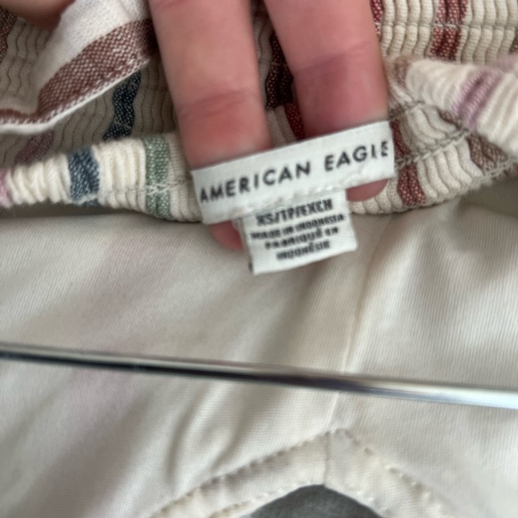 American Eagle Pastel Striped Halter Top Dress - Picture 5 of 8